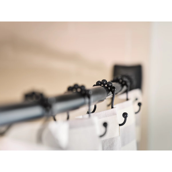 Moen Triva 60" Adjustable Curved Fixed Shower Rod & Reviews Wayfair